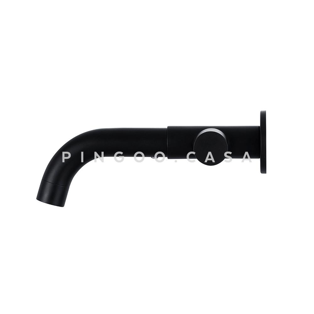 Torneira Para Tanque de Parede Capivari Pingoo.casa - Preto - 4