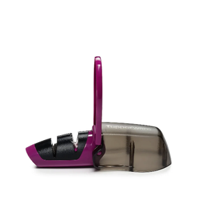 Tupperware Afiador de Facas Roxo e Preto Tupperware Afiador e Amolador de Facas Roxo