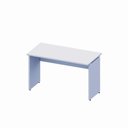 Ver imagem 2 de Mesa Retangular Escritório 120cm X 60cm Pé Painel F5 Office Cor:cinza