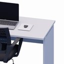 Ver imagem 6 de Mesa Retangular Escritório 120cm X 60cm Pé Painel F5 Office Cor:cinza