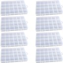 Ver imagem 1 de Kit 8 Caixa Organizadora Multiuso Com 24 Divisórias