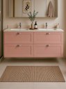 Ver imagem 1 de Gabinete para Banheiro 160cm Retro MDF Rosa Milano - On Móveis