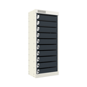 Ver imagem 1 de Armário de Aço para Correspondência 10 Portas - Nk 1717 Nilko Armários Cinza Vulcan Chave Padrão