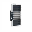 Ver imagem 3 de Armário de Aço para Correspondência 10 Portas - Nk 1717 Nilko Armários Cinza Vulcan Chave Padrão