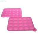Ver imagem 3 de Forma de Silicone para Bolos Sweet Treats, Formato de Pirulito com 20 Espaços, Bandeja