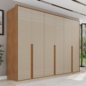 Guarda-roupa Casal 6 Portas 6 Gavetas 100% Mdf Lizz