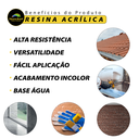 Ver imagem 2 de Resina Acrílica de Parede Decora Brasil Base de Água - 3,6l - Incolor