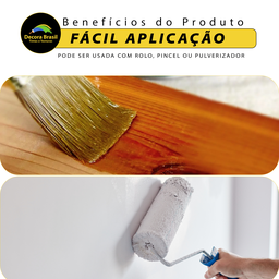Resina Acrílica de Parede Decora Brasil Base de Água - 3,6l - Incolor - 6