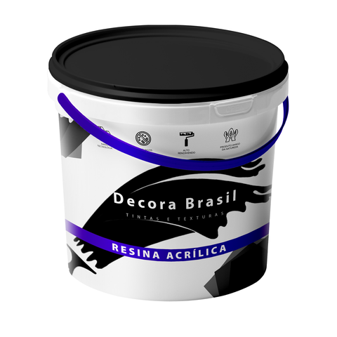 Resina Acrílica de Parede Decora Brasil Base de Água - 3,6l - Incolor