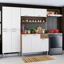Ver imagem 1 de Armário de Cozinha Compacta Rustic/Branco Emilly Top Madesa