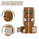 Ver imagem 3 de Rack com Painel para Tv até 75 Polegadas com 2 Módulos Laterais Led 2 Portas Linea Brasil