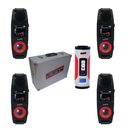 Ver imagem 1 de Kit 4 Dosímetro Digital Medidor Ruído Calibrador Acústico Sonômetro Classe 1 Maleta Transporte Alumí