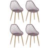Kit 4 Cadeiras Clarice - Cleo - Fendi - 1