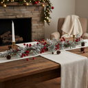 Ver imagem 2 de Galho Decorativo Longo Vermelho com Bolinhas 1,35m – Natal