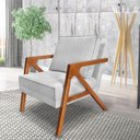 Ver imagem 2 de Poltrona Mona Linho Boucle - Lucadi Home