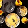 Prato Raso Amarelo Floral da Porto Brasil - Dana Decor - 2