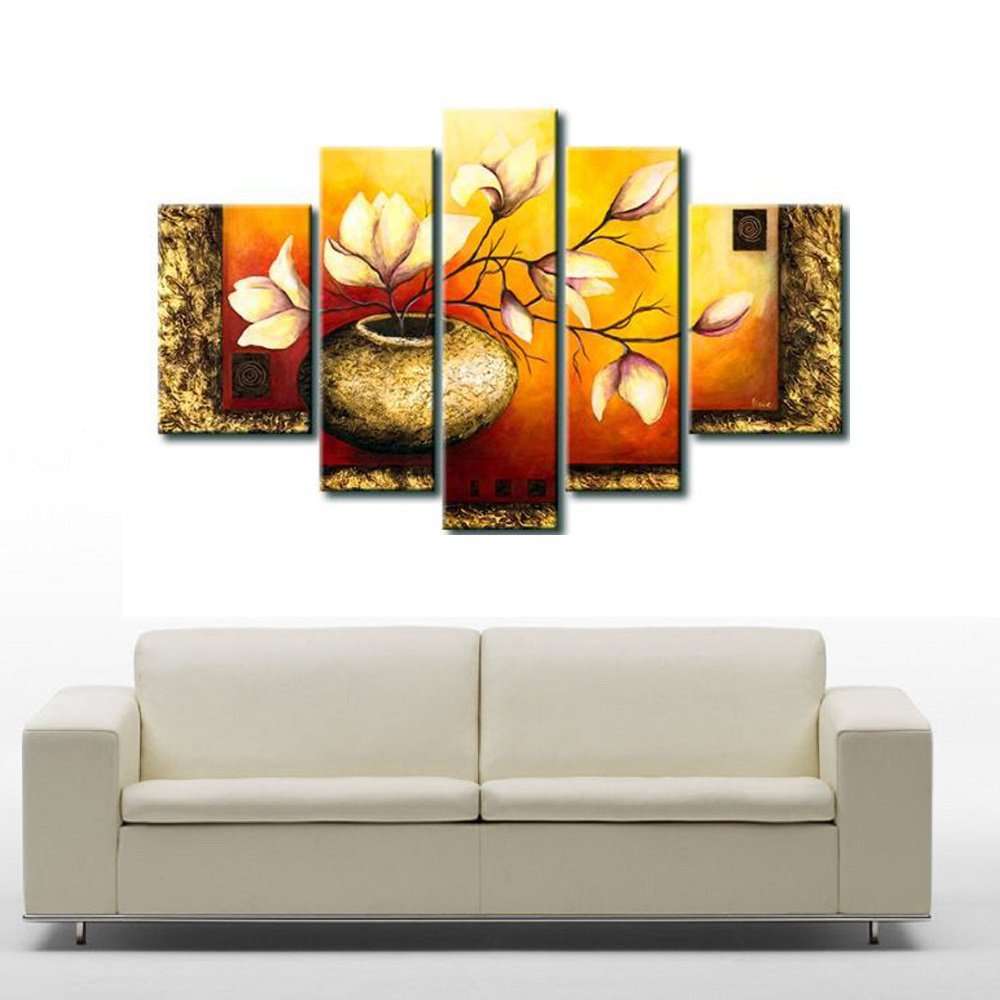 Quadro Decorativo Flores Florais 400: 60cm (A) x 100cm (L) - 3