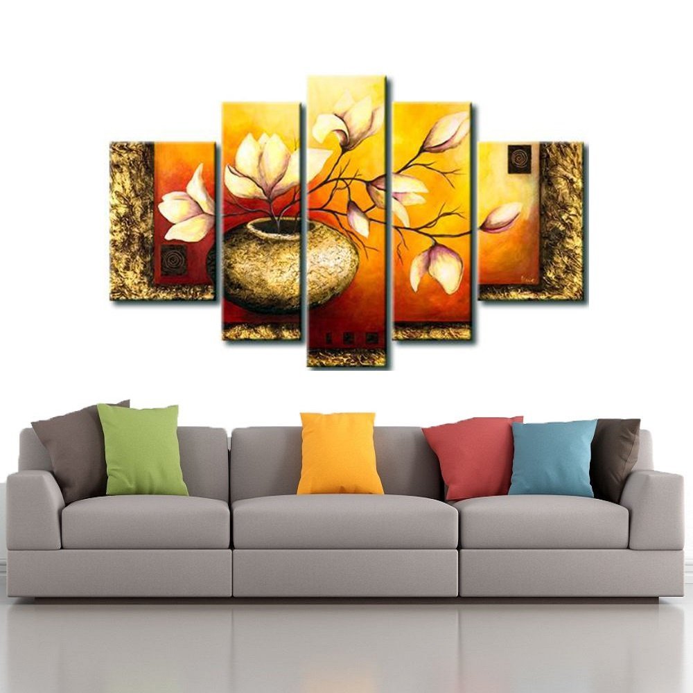 Quadro Decorativo Flores Florais 400: 60cm (A) x 100cm (L) - 2