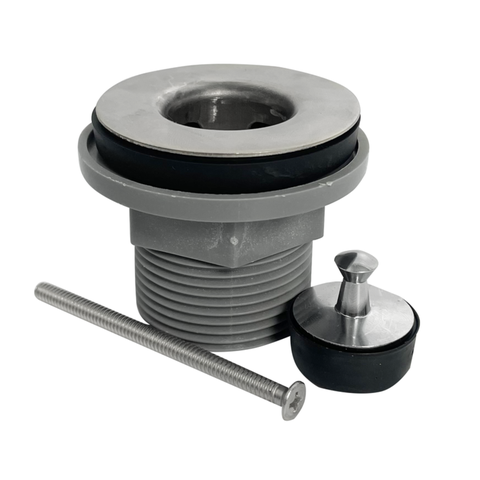 Valvula Lavatorio Universal 1 1/4" Inox 304 + Plastico