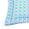 Caminha de Cachorro Pequena Azul Estampada 40cm x 40cm com Almofadas + Colchonete Pet 90cm x 70cm - 8