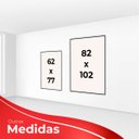 Ver imagem 6 de kit com 2 Quadros Decorativos Florais com Moldura e Vidro para Sala Quarto Escritório e Clínica 62x7