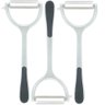 Kit 3 Descascadores de Legumes Manual Inox Wolff 18cm Antiderrapante Chef Pro - 1