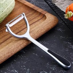 Kit 3 Descascadores de Legumes Manual Inox Wolff 18cm Antiderrapante Chef Pro - 3