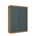 Ver imagem 2 de Guarda-Roupa Casal 2 Portas de Correr 2 Gavetas Reversível 170cm Glass Comfort Yescasa Capuccino/Off White