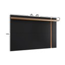 Ver mais imagens de Rack Bancada Noronha 1.8 com Painel para Tv Suspenso Extensivo Leme Preto Acetinado Noce Milano - Co