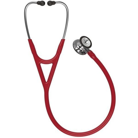 Estetoscopio 3m Littmann Cardiology Iv 6170 Vinho com Prata Espelhado