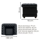 Ver imagem 3 de Poltrona Decorativa Capitone Acorde Pes MDF Courino Tcs 724 Moll
