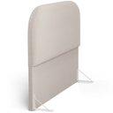 Ver imagem 7 de Cabeceira Cama Box Queen 160cm Orgânica Lanna W01 Bouclê Creme - Lyam Decor