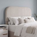 Ver imagem 3 de Cabeceira Cama Box Queen 160cm Orgânica Lanna W01 Bouclê Creme - Lyam Decor