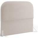 Ver imagem 1 de Cabeceira Cama Box Queen 160cm Orgânica Lanna W01 Bouclê Creme - Lyam Decor