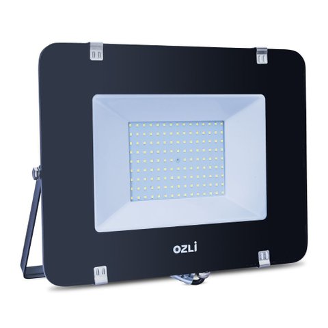 Refletor Led Slim 30w Ip65 6500k Preto Bivolt Unidade