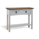 Ver imagem 1 de Aparador 2 Gavetas em Madeira Cera Branco Boho