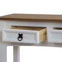 Ver imagem 3 de Aparador 2 Gavetas em Madeira Cera Branco Boho