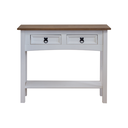 Ver imagem 5 de Aparador 2 Gavetas em Madeira Cera Branco Boho