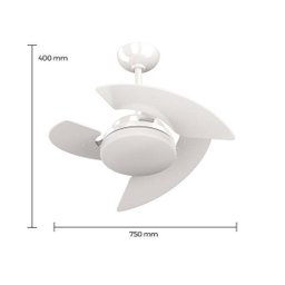 Ventilador de Teto Aventador Stilo 3 Pás MDF Tron Ventiladores 127V - 3
