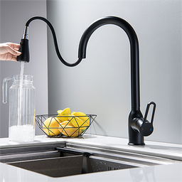 Torneira Misturador Gourmet Cozinha Grafite Bica Extensível HB-M1302PF Harmony Misturador Cozinha M1 - 5