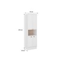 Ver imagem 3 de Paneleiro de Cozinha Modulado Bella 2617 Torre Quente com 1 Forno 4 Portas 70cm Branco