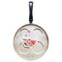 Ver imagem 4 de Frigideira 4 Ovos Multiuso Divisórias Antiaderente Grill Bege Stone