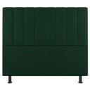 Ver imagem 5 de Kit Cabeceira E Baú Cama Box Solteiro Cora 90Cm Suede Verde