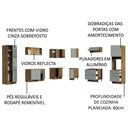 Ver imagem 4 de Cozinha Completa com Armário e Balcão Cinza Lux Madesa