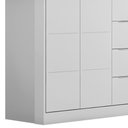Ver imagem 4 de Cômoda Infantil 2 Portas 4 Gavetas Lilly P04 Branco - Mpozenato