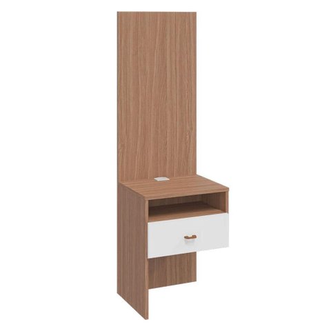 Modulo Lateral em L Setiba Plus Rimo Carvalho/branco