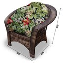 Ver imagem 2 de Conjunto de Poltronas Fibra Sintética 19 - 2 Poltronas + 1 Mesa Centro - Tecido Saquarema