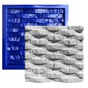 Ver imagem 1 de Forma 3D Gesso e Cimento ABS 1mm - Dunas pedra 30x30 cm
