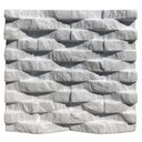 Ver imagem 2 de Forma 3D Gesso e Cimento ABS 1mm - Dunas pedra 30x30 cm