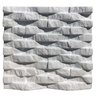 Forma 3D Gesso e Cimento ABS 1mm - Dunas pedra 30x30 cm - 2